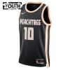 Canotte Bambino Atlanta Hawks Zaccharie Risacher Nike 2025-26 City Edition Nero Swingman